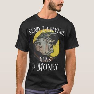 Camiseta Advogados, Armas & Dinheiro Quem está trazendo as