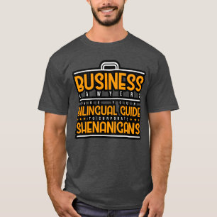 Camiseta Advogados de Negócios São Guias Bilingues Corporat