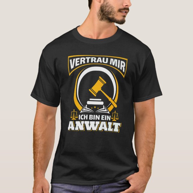 Camiseta Advogados de profissão Jura Estudantes Advogados (Frente)