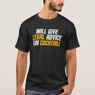 Camiseta Advogados Mulheres Darão Aconselhamento Jurídico P