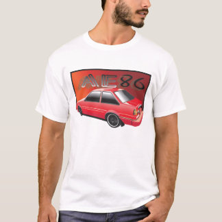 Camiseta AE86 Vermelho