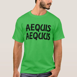 Camiseta Aequis Aequuso o direito justo