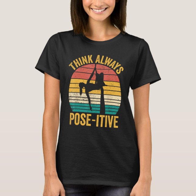 Camiseta Aerial Silk Aerialist Think Always Pose itive 1 (Frente)