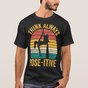 Camiseta Aerial Silk Aerialista Pensa Sempre Pose 1