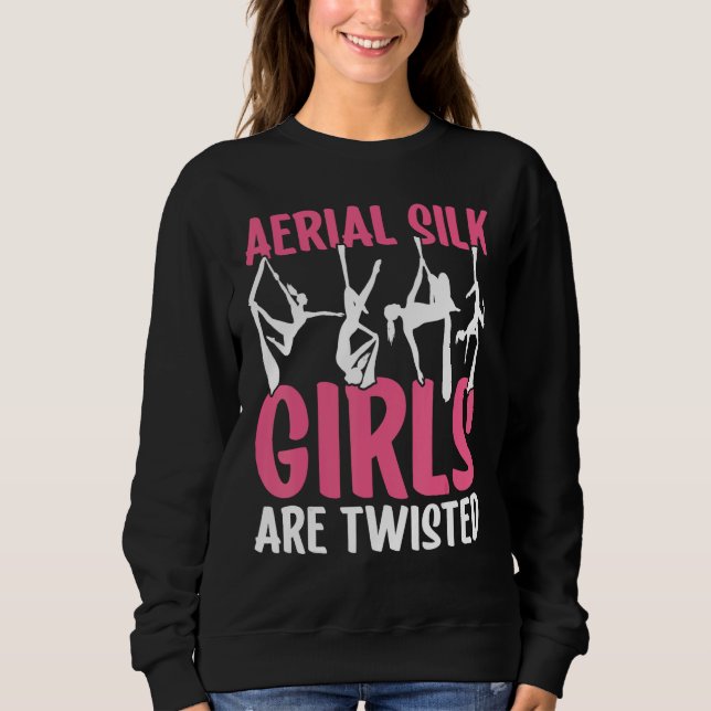 Camiseta Aerial Silk Girls Are Twisted Aerialist (Frente)