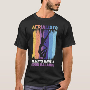 Camiseta Aerialista Silk Acrobatics Aerial Gymnastics Yoga 