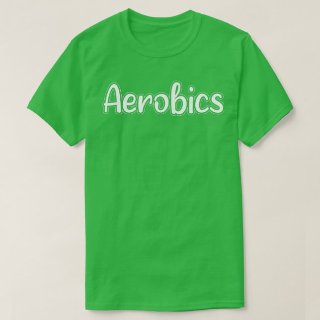 Camiseta Aeróbica engraçada 2 (Frente do Design)