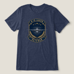 Camiseta Aeronave Bombardeira Militar Veterana B-1B Lancer
