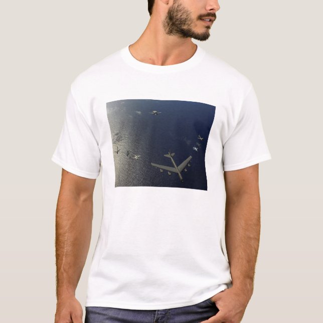 Camiseta Aeronave da Força Aérea B-52 dos EUA, Estratoforta (Frente)