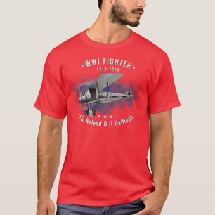 Camiseta Aeronave de combate à guerra contra a WWI (LFG Rol