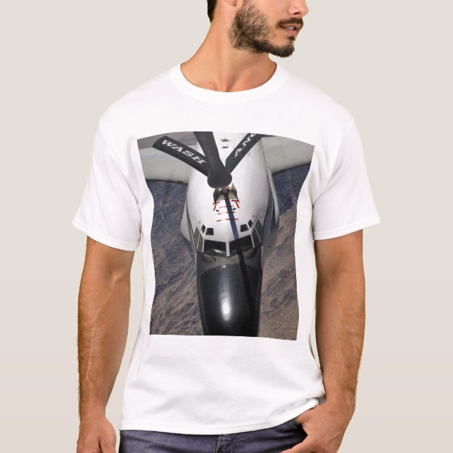 Camiseta Aeronave de reconhecimento comum de Rivet RC-135 (Frente)