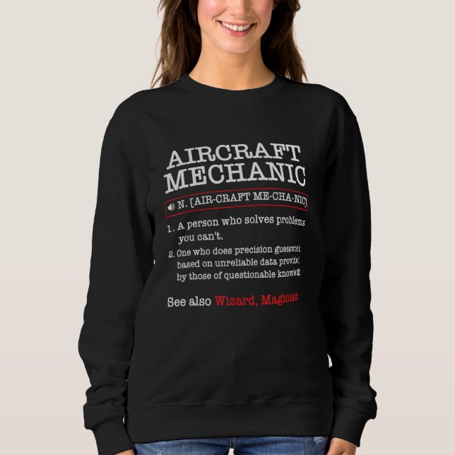 Camiseta Aeronave Mechanical Airplane Maintenance Aviation  (Frente)