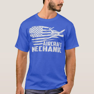 Camiseta Aeronave Mechanical Aviation Airplane Maintenance