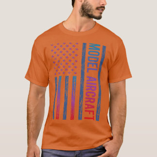 Camiseta Aeronave Modelo de Sinalizador de Gradação