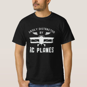 Camiseta Aeronaves Aviárias Aviárias RC Facilmente Distraíd