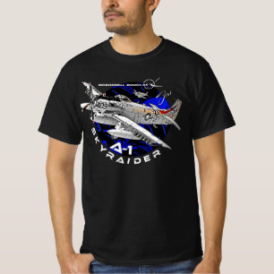 Camiseta Aeronaves contra o Ataque de Skyraider Douglas A-1