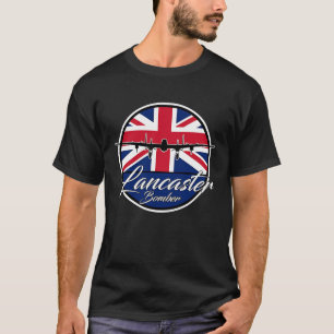 Camiseta Aeronaves da Lancaster Bomber Raf