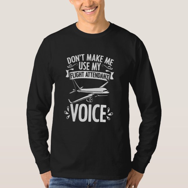 Camiseta Aeronaves de Voz com Atendimento de Voo (Frente)