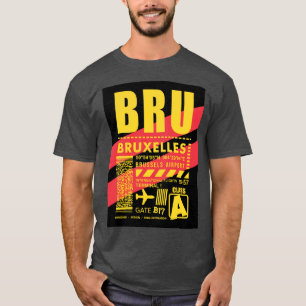 Camiseta Aeroporto BRU Bruxelas