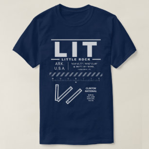 Camiseta Aeroporto Clinton National LIT