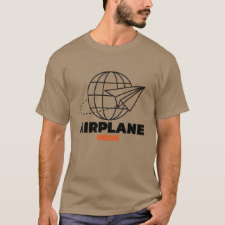 Camiseta Aeroporto de Aviação Moderável de Avião Férias fam