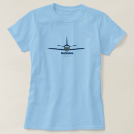 Camiseta Aeroporto de avião de destino Atlanta Georgia GA