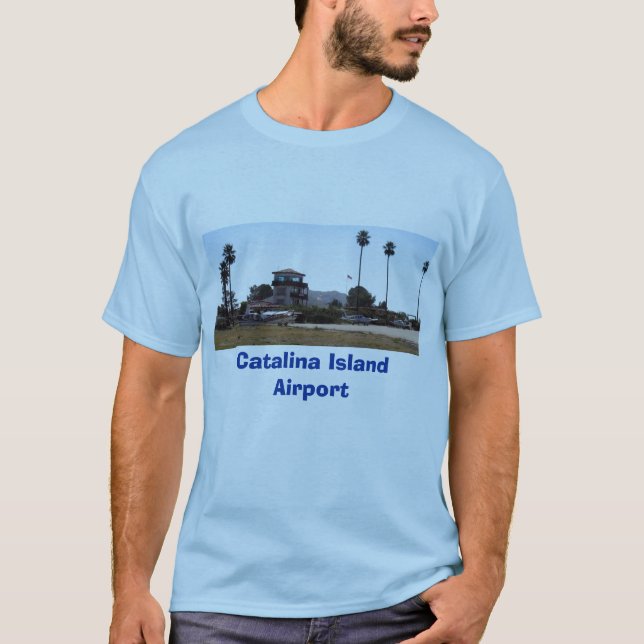 Camiseta Aeroporto de Catalina, aeroporto da ilha de (Frente)