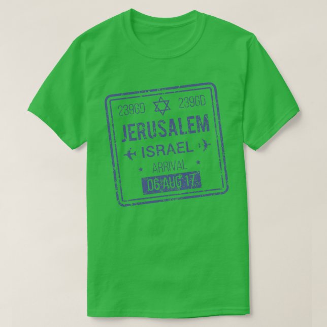 Camiseta Aeroporto de Jerusalém (Frente do Design)