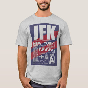 Camiseta Aeroporto de Nova Iorque JFK