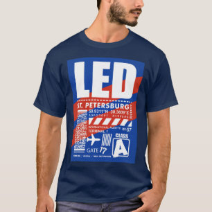 Camiseta Aeroporto de Pulkovo Santo Petersburg