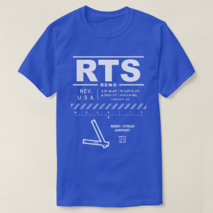 Camiseta Aeroporto de Reno Stead RTS