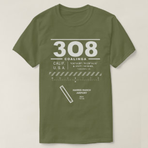 Camiseta Aeroporto Harris Ranch 3O8