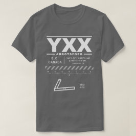 Camiseta Aeroporto Internacional de Abbotsford YXX