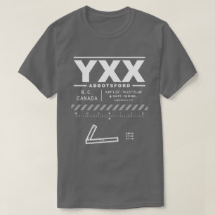 Camiseta Aeroporto Internacional de Abbotsford YXX