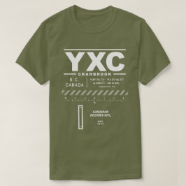 Camiseta Aeroporto Internacional de Rockies (YXC T-Shirt) d