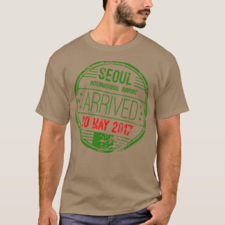 Camiseta Aeroporto Internacional de Seul