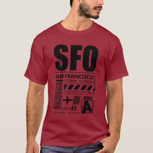 Camiseta Aeroporto Internacional SFO São Francisco