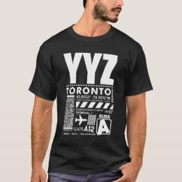 Camiseta Aeroporto Internacional YYZ Toronto Pearson