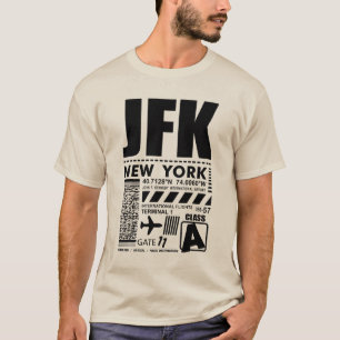 Camiseta Aeroporto JFK Nova Iorque