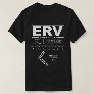 Camiseta Aeroporto Municipal de Kerrville ERV USAA