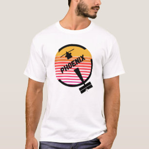 Camiseta Aeroporto PHX Phoenix, Arizona - Plano Retro