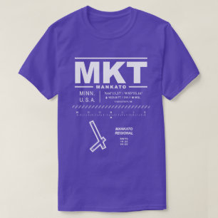 Camiseta Aeroporto Regional de Mankato MKT