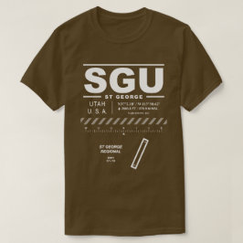 Camiseta Aeroporto Regional de St. George SGU