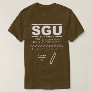 Camiseta Aeroporto Regional de St. George SGU