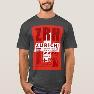 Camiseta Aeroporto ZRH Zurich