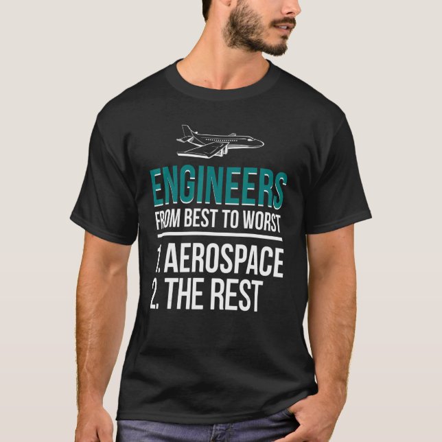 Camiseta Aerospace Engineer  Aerospace Engineering 1 (Frente)