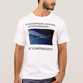 CAMISETA AEROSSOL ESTRATOSFÉRICO GEOENGINEERING .......