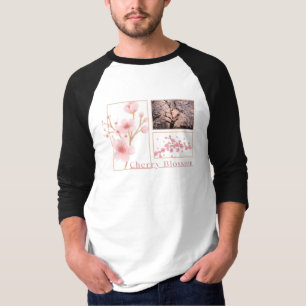 Camiseta Aestética do Primavera de Cherry Blossom