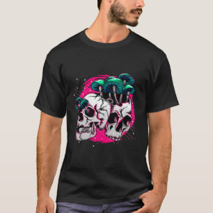 Camiseta Aestética Gótica E Aestética Vaporwave Ou Mushro
