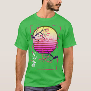 Camiseta Aestética Sakura Flor Japonês Blossom Ja